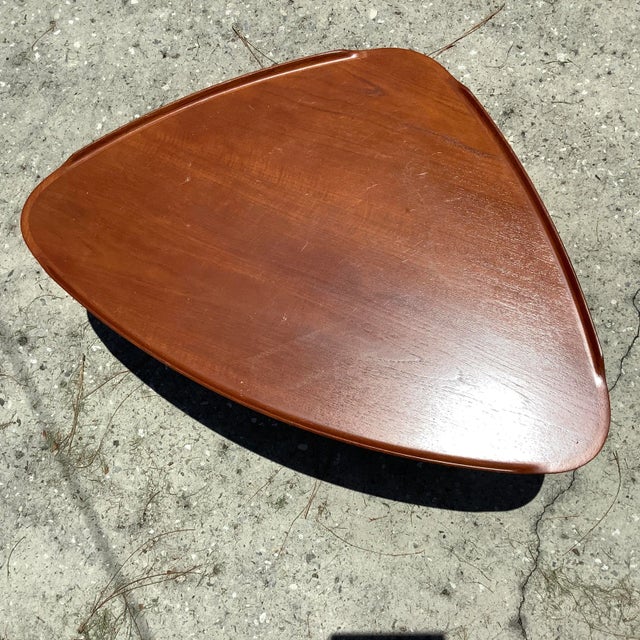 1950s 1950's Danish MCM Teak Boomerang Coffee Table by William Watting For Sale - Image 5 of 8