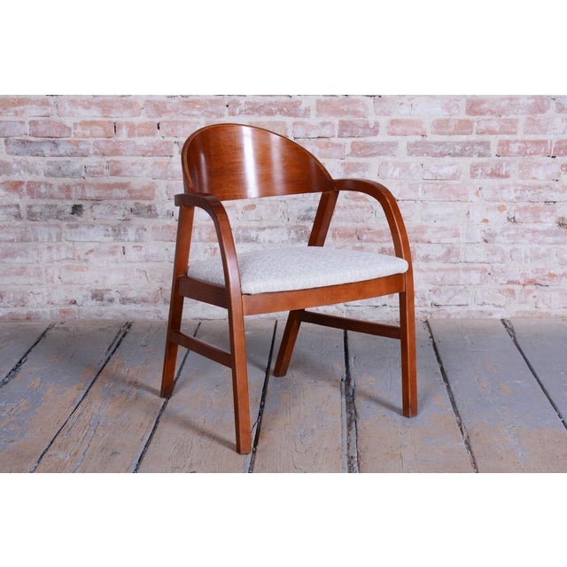 Mid-Century Czech Cherrywood Armchairs, 1970s, Set of 2 For Sale - Image 13 of 18