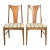 Broyhill Brasilia Mid-Century Modern Sculpted Walnut Side Chairs or Dining Chairs, Pair For Sale