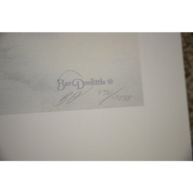 Paper 1987 Bev Doolittle "Guardian Spirits" Signed Lithograph Set of 2 With Folio & Coa For Sale - Image 7 of 7