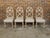 Early 20th Century Early 20th Century Set of Four Gothic Revival English Bleached Oak Dining Chairs with Arched Backs For Sale - Image 5 of 12