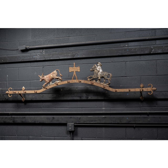 Late 19th Century Butchers Rack Crest by Brecht For Sale - Image 4 of 17