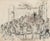 The Meeting is an original drawing in pen and watercolor realized in 1933 by Gustave Bourgogne (1888-1968). Hand-signed...