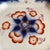 Antique Gaudy Welsh Crescent Pinwheel Flow Blue Large Platter, Circa 1840s For Sale - Image 6 of 12