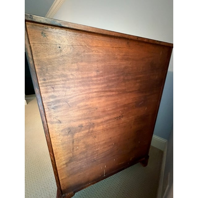 Antique Chippendale Solid Mahogany Highboy Dresser by Northern Furniture Co For Sale - Image 10 of 18