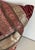 Late 20th Century One-of-a-Kind Indian Silk Sari Pillow, Metallic Zari Embroidery, 1980 For Sale - Image 5 of 10