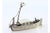 Metal Silver Boat with Applications and Relief Figures For Sale - Image 7 of 9
