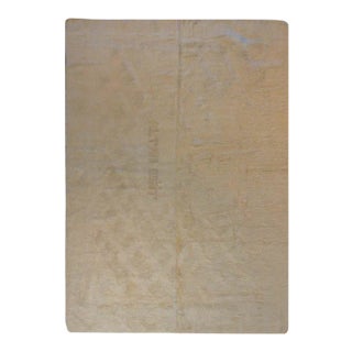 Vintage Turkish Siirt Goat Hair Blanket Rug For Sale