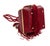 1990s 1995 Judith Leiber Fortune Teller Origami Red Crystal Tassel Evening Bag Minaudiere For Sale - Image 5 of 11