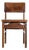 Tan Pitch Pine Cube Dining Chair, 1950s For Sale