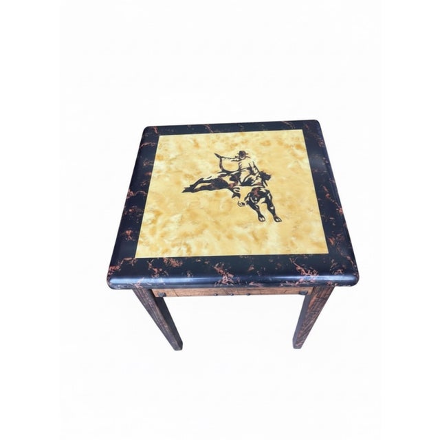 Brown Vintage Molesworth Style Western 3-Piece Coffee & Accent Table Set For Sale - Image 8 of 12