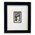 Midcentury Black and White Framed Charcoal Drawing of Nude Figure by Ed Rosen For Sale