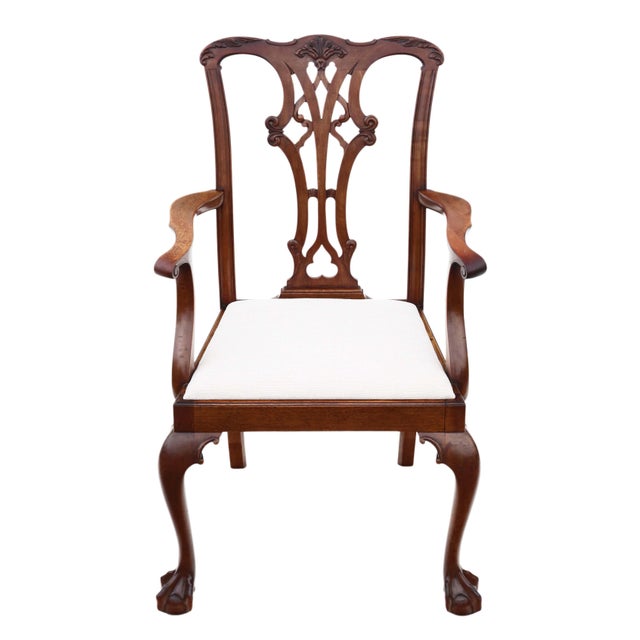 Georgian Revival Mahogany Dining Chairs, 1910, Set of 8 For Sale - Image 9 of 13