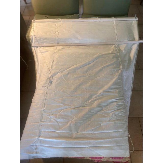 American Silk Mill (Asm) Plaid Roman Balloon Shade - 25” W For Sale - Image 9 of 10