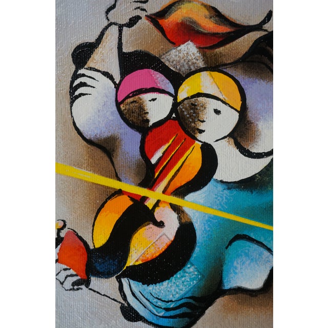 David Schluss Radiant Love Abstract Musician Artists Proof Serigraph For Sale - Image 10 of 11
