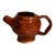 Vintage Brutalist Wabi Sabi Sculptural Studio Pottery Red and Black Glaze Ceramic Vessel For Sale