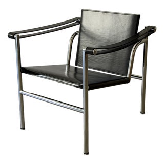 Lc1 “Fauteuil À Dossier Basculant” Armchair by Le Corbusier, Jeanneret & Perriand for Cassina For Sale