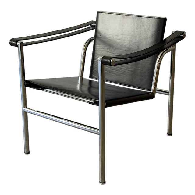 Lc1 “Fauteuil À Dossier Basculant” Armchair by Le Corbusier, Jeanneret & Perriand for Cassina For Sale