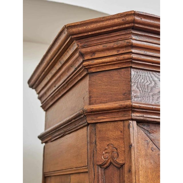 Brown Antique Oak Wardrobe, 19th Century For Sale - Image 8 of 9