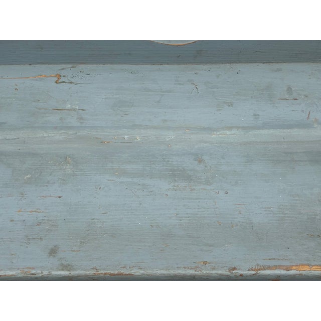 Pine Painted Bench or Settle For Sale - Image 10 of 18