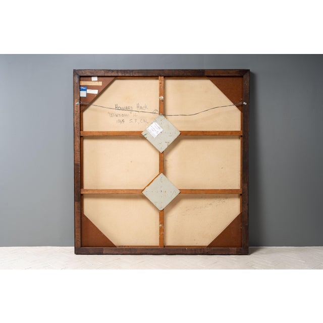 1960s Howard Hack Window Series Oil Painting For Sale - Image 12 of 17
