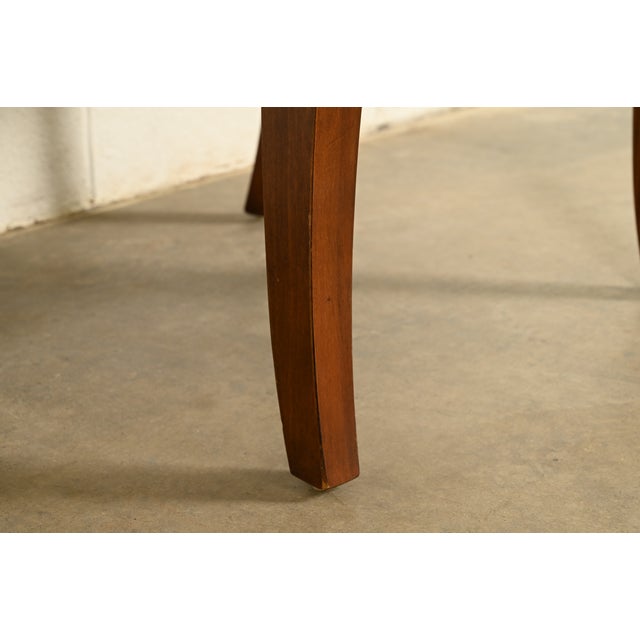 Henredon French Empire Carved Mahogany Dining Chairs, Set of Four For Sale - Image 10 of 14