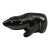Vintage Boma Carved Black Polar Bear Sculpture Figurine For Sale