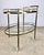 Mid 20th Century Modern / Hollywood Regency Brass Two-Tier Oval Bar Cart / Tea Cart For Sale - Image 9 of 12