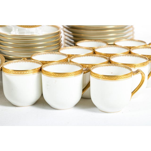Ceramic Vintage Haviland Limoges Marquis French Porcelain Dinnerware China Set With Serving Pieces—74 Pieces For Sale - Image 7 of 12