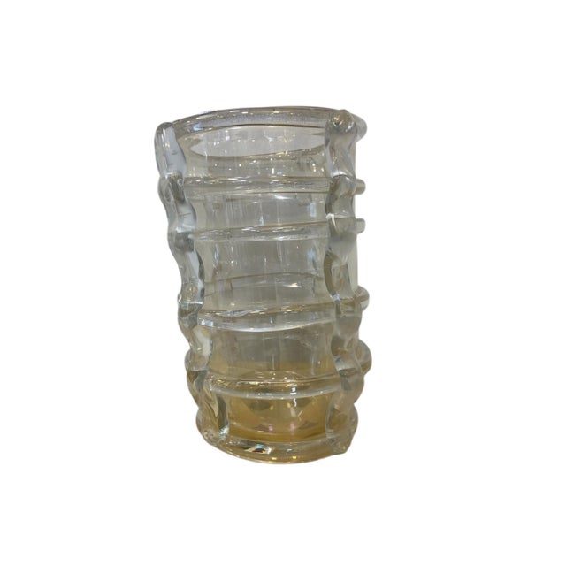 Murano Glass Vase with Pure Gold by Costantini, 1990s For Sale - Image 11 of 11
