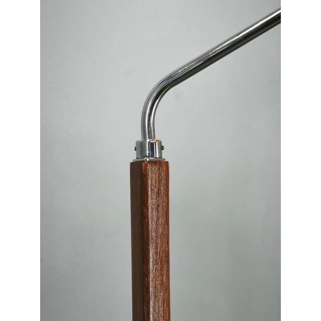 Brown Vintage Japanese Style Floor Lamp by Zukov, Czechoslovakia, 1960s For Sale - Image 8 of 14