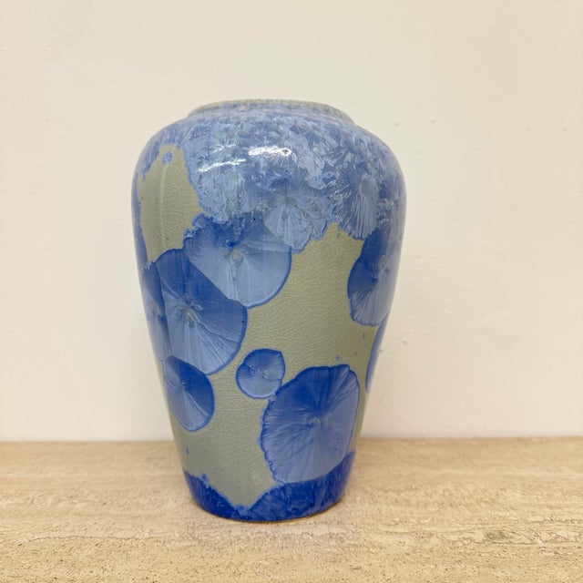 Crystalline Vase Snowflake Collection V&S Gallery, 1980s, in Good conditions. Designed 1980 to 1989