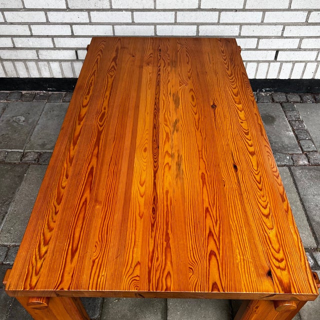 Wood Scandinavian Modern Coffee Table in Pine by Yngve Ekström for Swedese, 1970s For Sale - Image 7 of 9