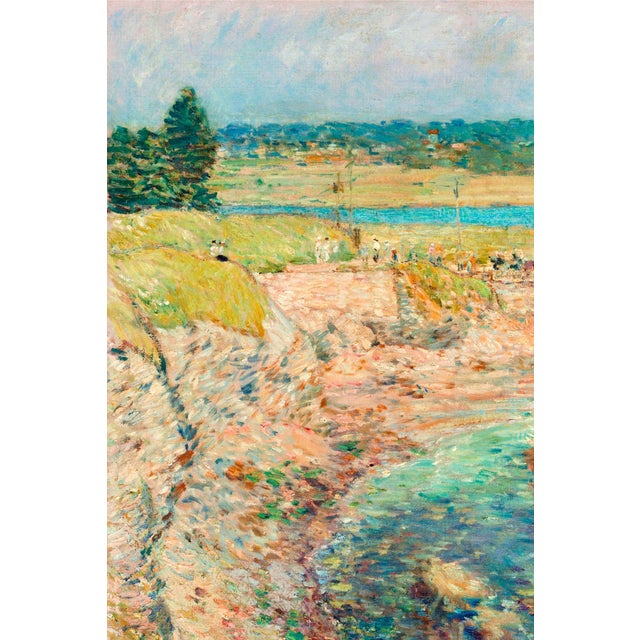 Not Yet Made - Made To Order Vintage Coastal Art Print – Newport Beach by Childe Hassam, 18" X 18" For Sale - Image 5 of 9