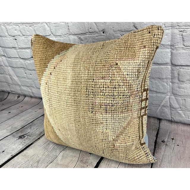 Vintage Pillow Case Turkish Rug Pillow Decorative Rug Pillow Dry cleaning only. PILLOW INSERT IS NOT INCLUDED