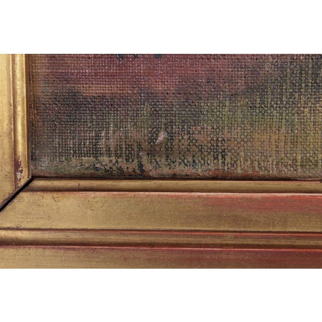 Eugène-Louis Gillot, Scene of Rural Life, Oil on Canvas, Framed For Sale - Image 8 of 10