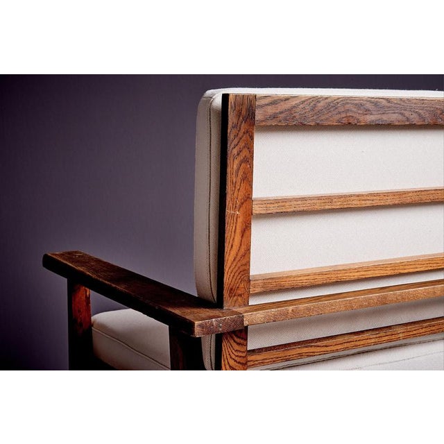 French Lounge Chairs in the styler of René Gabriel, France, 1940s For Sale - Image 10 of 14