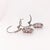 Metal 2.5Ct Morganite Diamond Drop Earrings: Solid 14k White Gold, Oval 8x6mm, Pair For Sale - Image 7 of 7