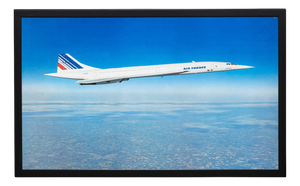 Vintage 20th Century Framed Poster of an Air France Concorde, 1980
