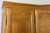 Vintage French Louis XVI Style Carved Oak 4-Door Wardrobe For Sale - Image 4 of 14