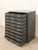 Mid 20th Century Industrial Steel Flat File Cabinet With 27 Label-Pull Drawers For Sale - Image 11 of 12
