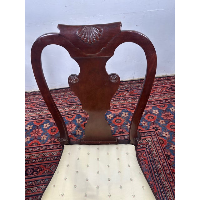 Wood 1960s Baker Furniture Historic Charleston Reproduction Side Chair For Sale - Image 7 of 10