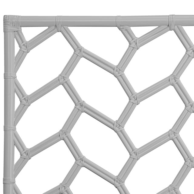 David Francis Silas Headboard King - Light Gray For Sale - Image 4 of 6