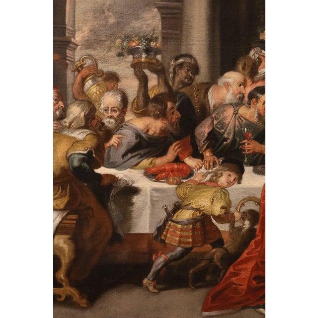Workshop of Peter Paul Rubens, Banquet of Herod, 1650, Oil on Canvas For Sale - Image 12 of 15