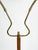 Wood Swedish Modern Twin-Arm Floor Lamp in Teak and Brass, Sweden, 1950s For Sale - Image 7 of 10