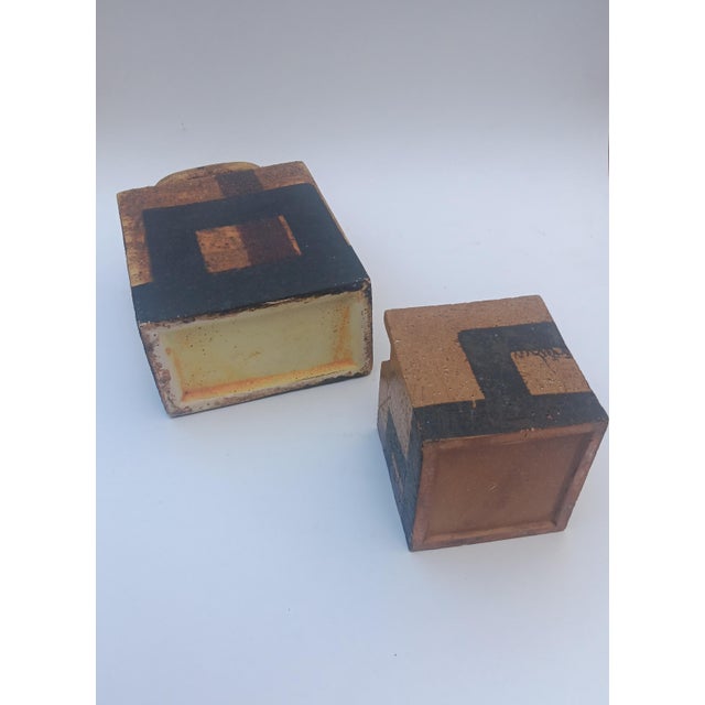Ceramic Vase and Catchall from Bitossi, Italy, 1970s, Set of 2 For Sale - Image 6 of 7