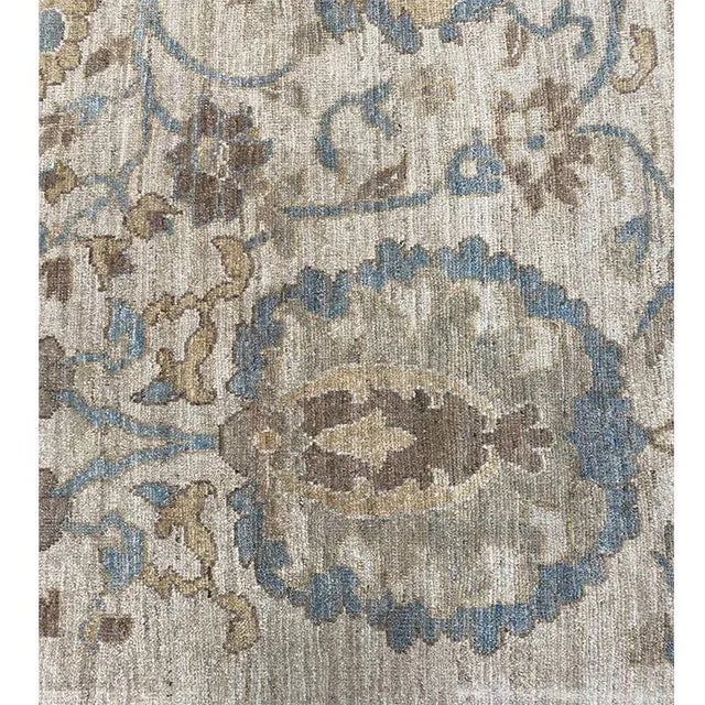 1950s Old Tabriz Style Area Rug 6’9″ X 10’2″ For Sale - Image 9 of 11