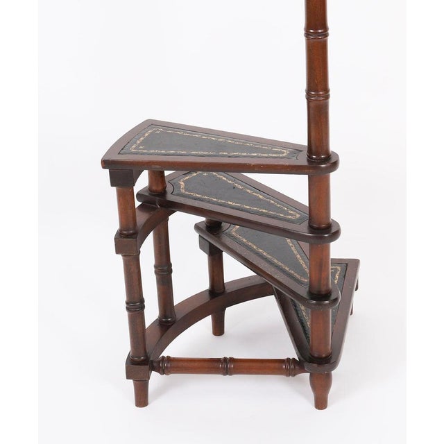 This is a beautiful set of Vintage English spiral library steps, circa 1980 in date. They are of nice proportions having...