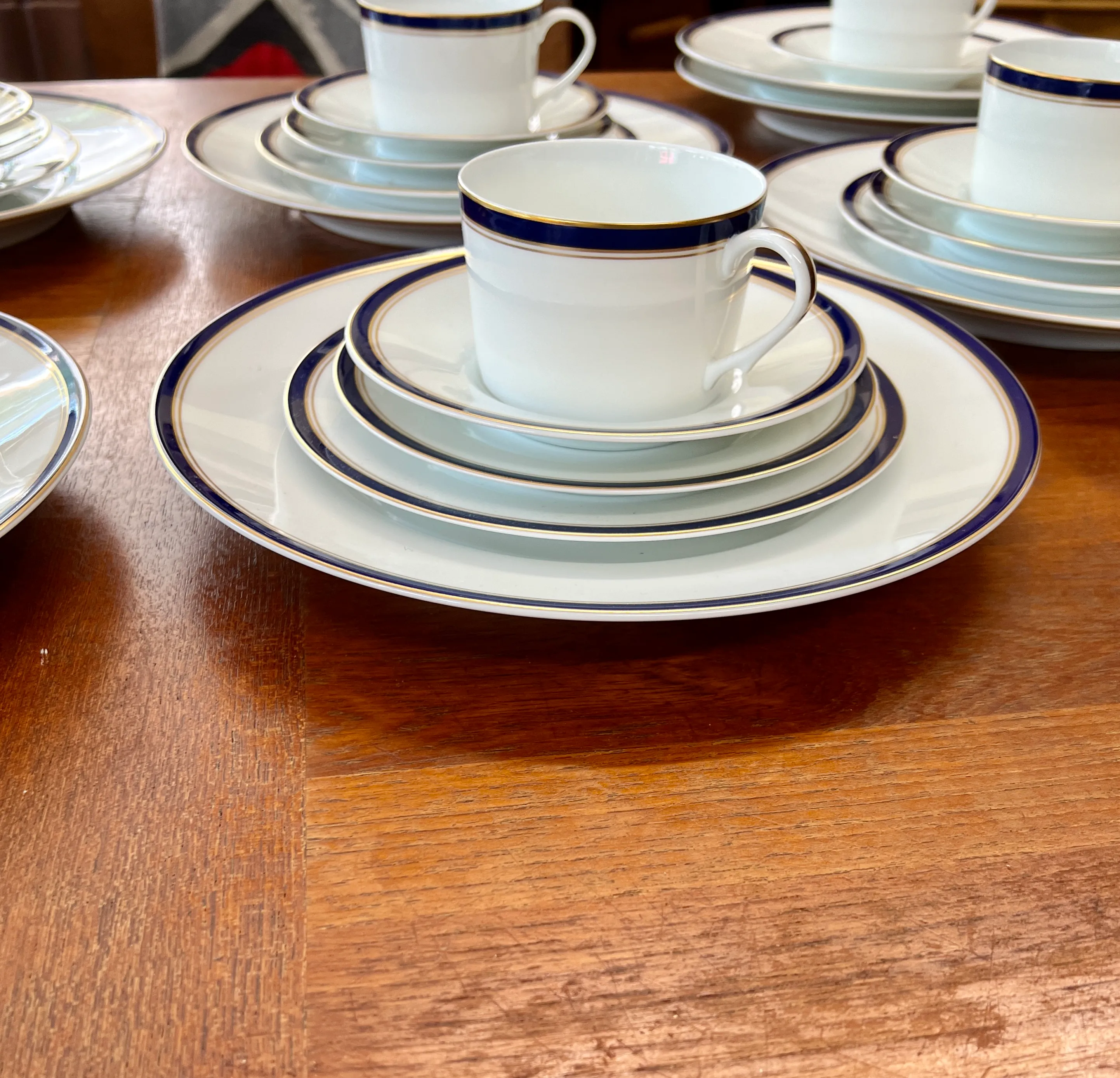 Diplomat Ceralene by Raynaud & Co. Limoges France 6 Pc Place