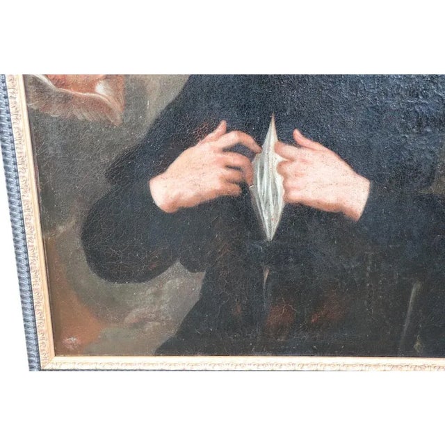 Saint Francesco Saverio, 1750, Oil on Canvas, Framed For Sale - Image 6 of 10